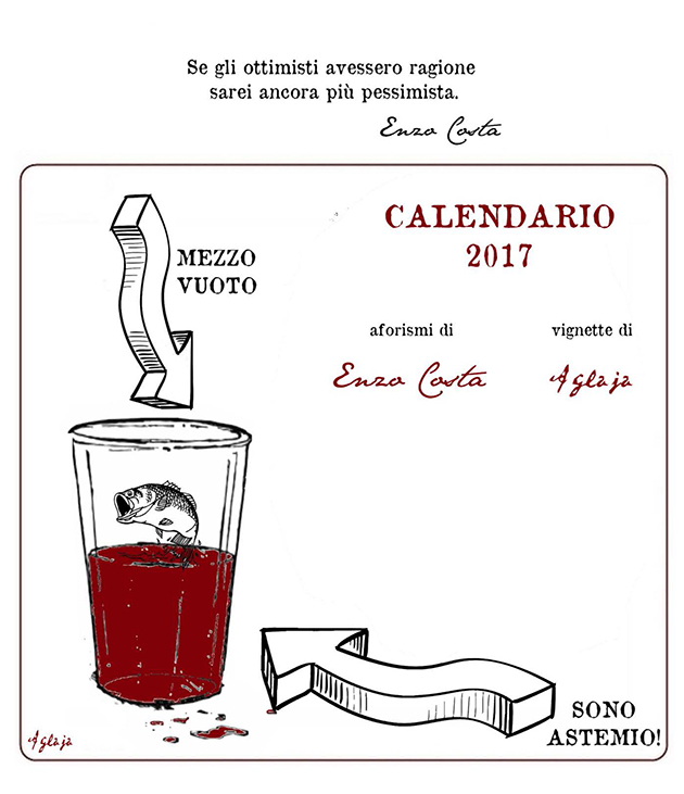 IL CALENDARIO 2017 di Aglaja, ricordando Enzo Costa